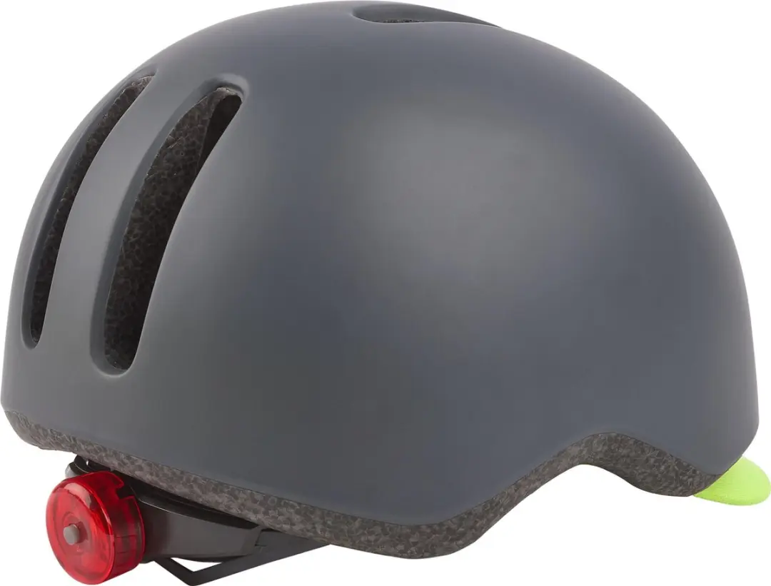 Polisport Commuter Fietshelm L - Mat Grijs/Fluo Geel - afbeelding 3 van 6