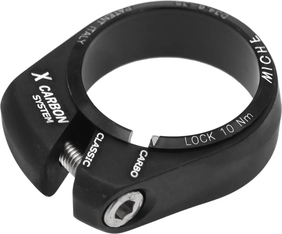 Miche Zadelpenklem Carbon 34.9mm - Zwart - afbeelding 2 van 3