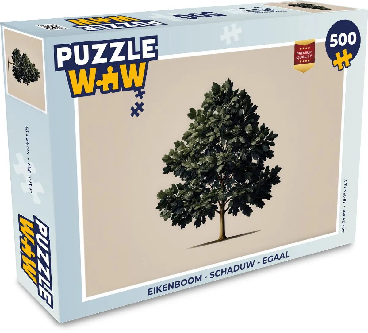 PuzzleWow Eikenboom Legpuzzel 500 Stuks