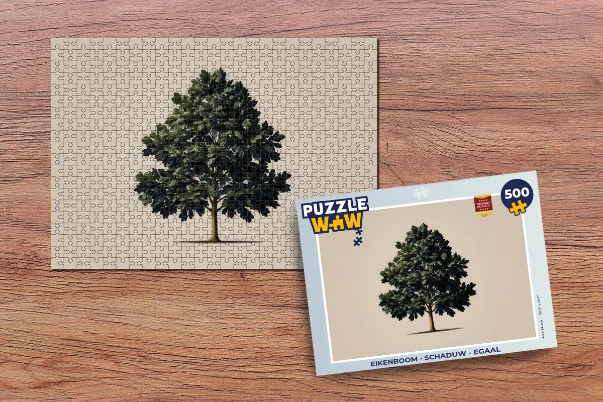 PuzzleWow Eikenboom Legpuzzel 500 Stuks