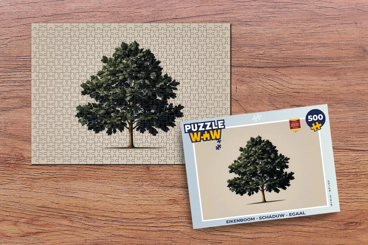 PuzzleWow Eikenboom Legpuzzel 500 Stuks