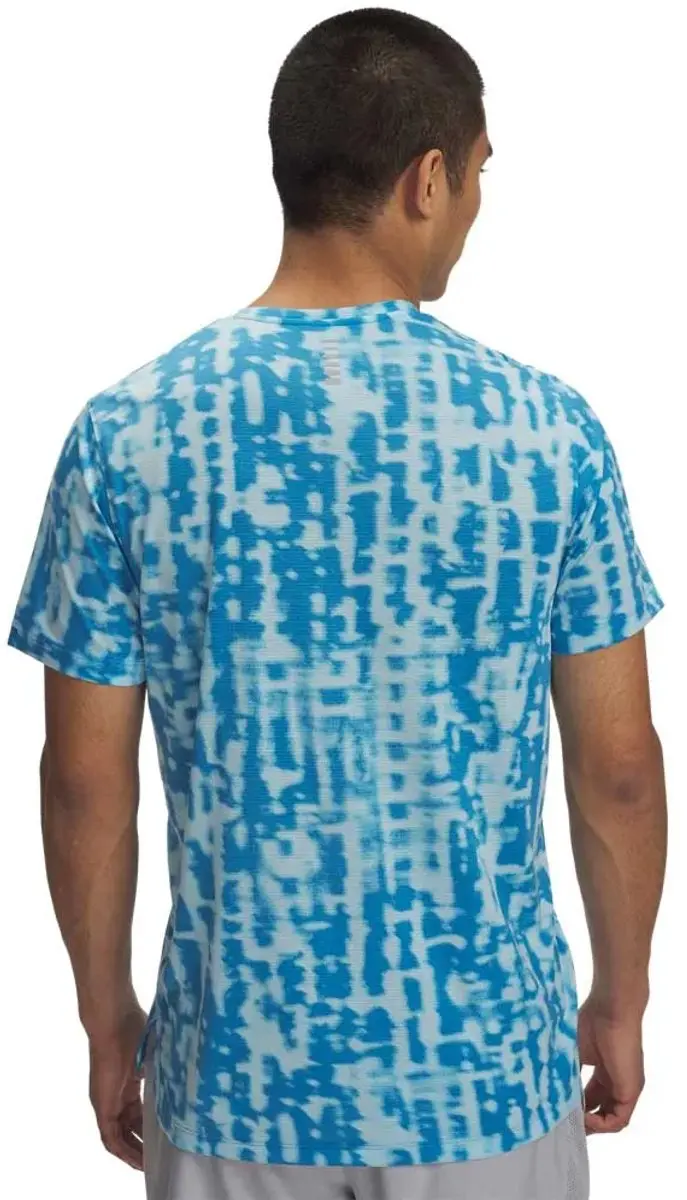 Under Armour Launch Printed T-shirt - Blauw L
