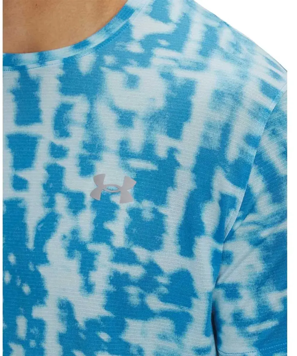 Under Armour Launch Printed T-shirt - Blauw L