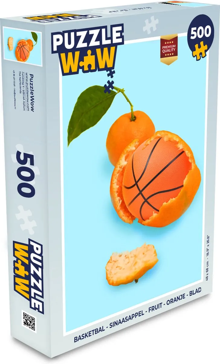 PuzzleWow Basketbal Puzzel 500 Stuks