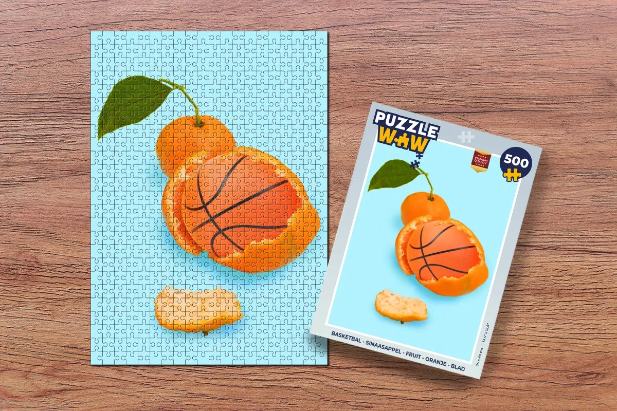 PuzzleWow Basketbal Puzzel 500 Stuks - Multicolor