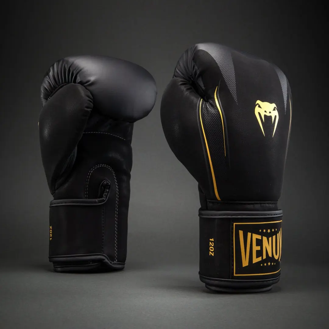 Venum G-Core Bokshandschoenen 12 oz - Zwart/Goud - afbeelding 5 van 6