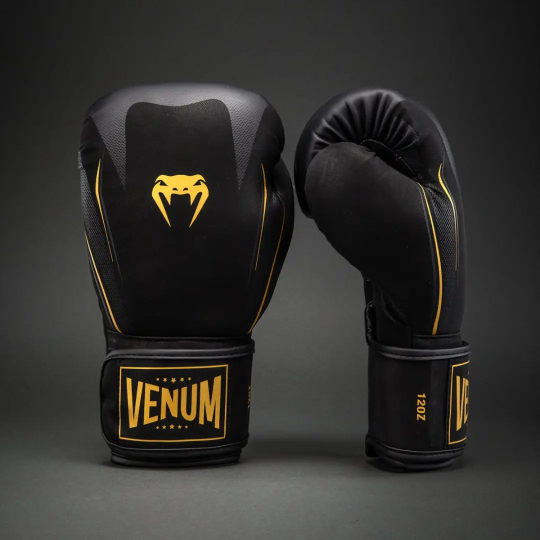 Venum G-Core Bokshandschoenen 12 oz - Zwart/Goud - afbeelding 3 van 6
