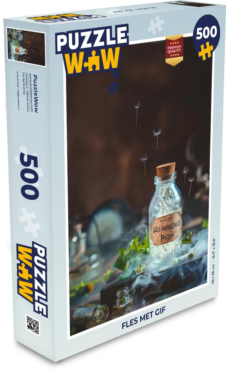 PuzzleWow Legpuzzel 500 Stuks Multicolor - MPN 6017553069044