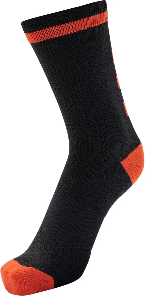 Hummel Action Indoor Sokken 43-45 - Grijs/Orange - afbeelding 2 van 6