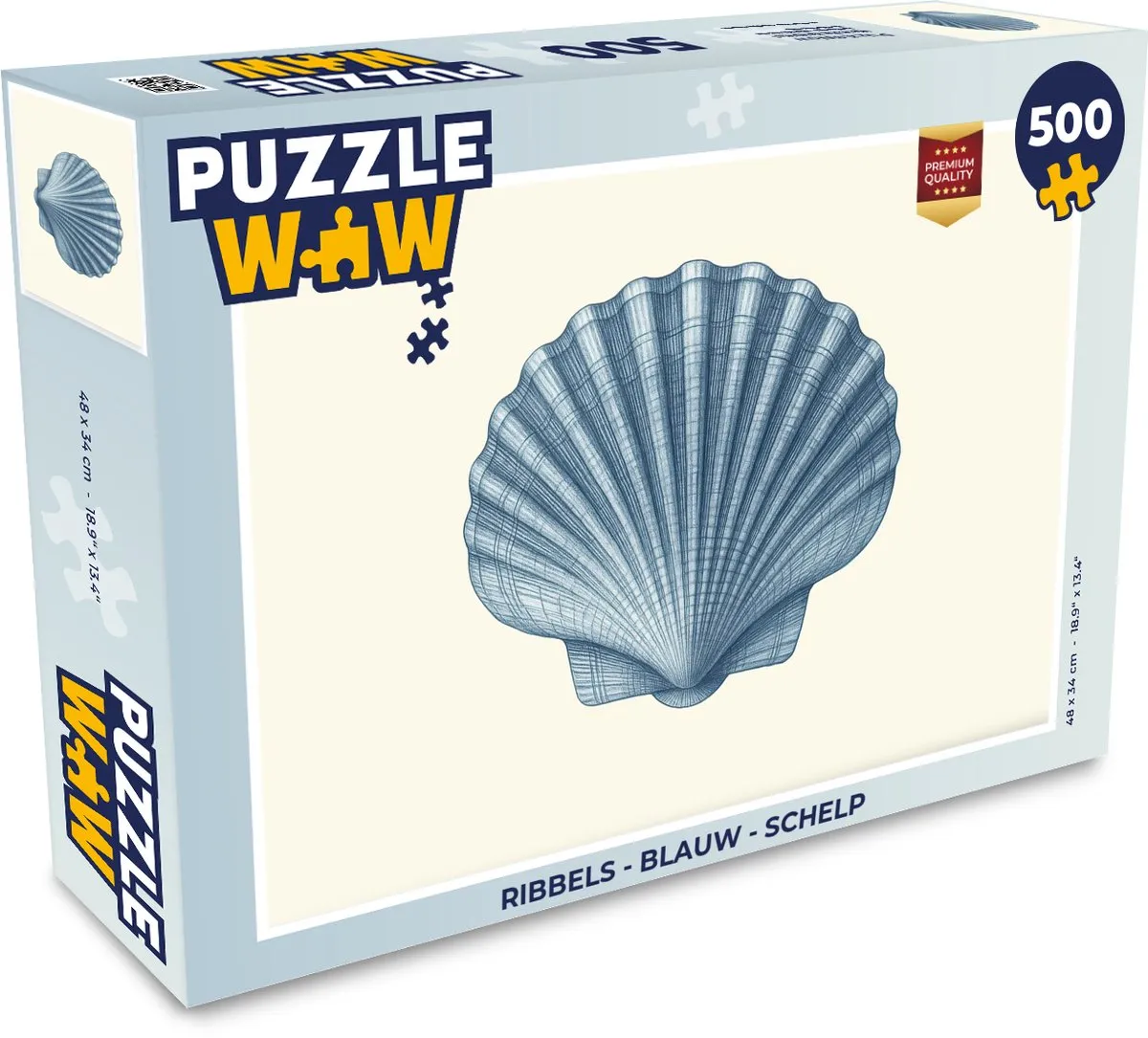 PuzzleWow Ribbels Legpuzzel 500 Stuks