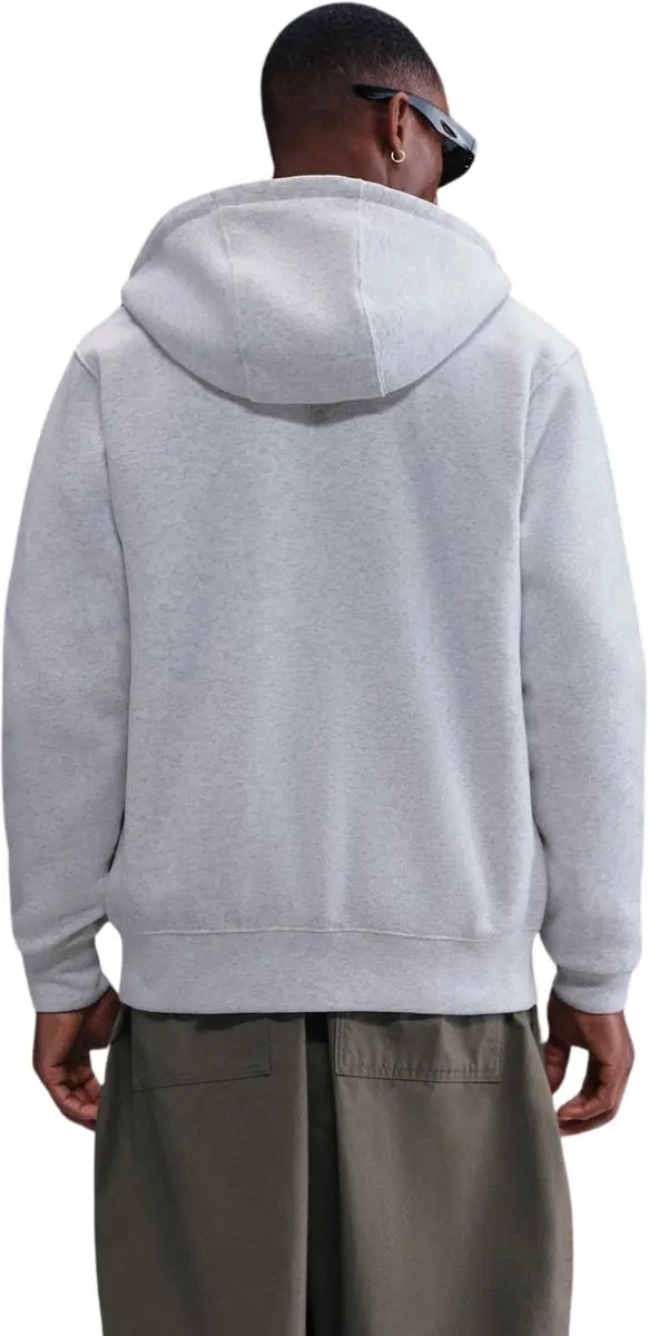 Nike Club BB FZ Hoodie Heren - Grijs L