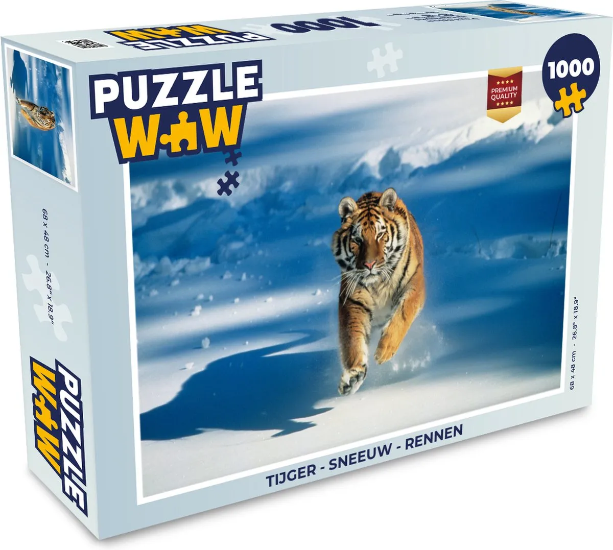 PuzzleWow Tijger Legpuzzel 1000 Stuks