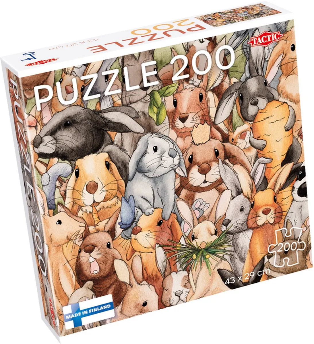 Tactic Bunnies Puzzel 200 Stuks