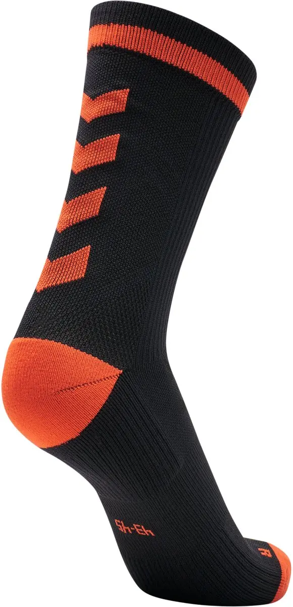 Hummel Elite Indoor Sock Low PA - 35-38 - Zwart/Fiesta - afbeelding 3 van 3