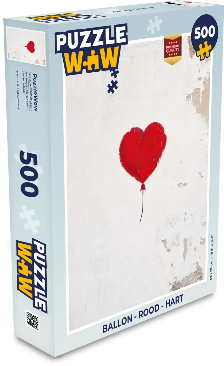 PuzzleWow Puzzel Ballon Hart 500 Stuks