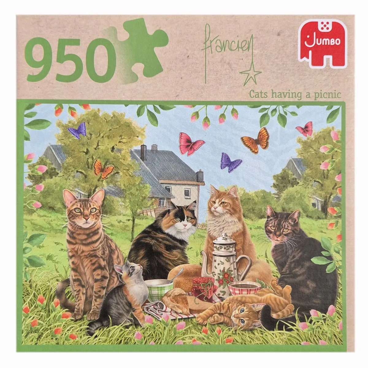 Jumbo Francien Cats having a Picnic Legpuzzel 950 Stuks