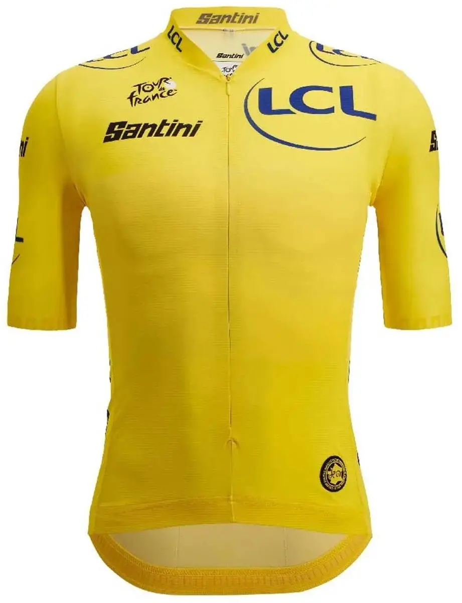 Santini Tour De France 2025 Wielertrui Geel