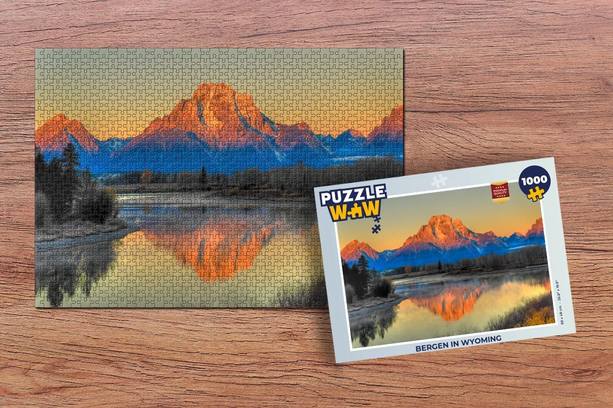 PuzzleWow Wyoming Legpuzzel 1000 Stuks - Multicolor