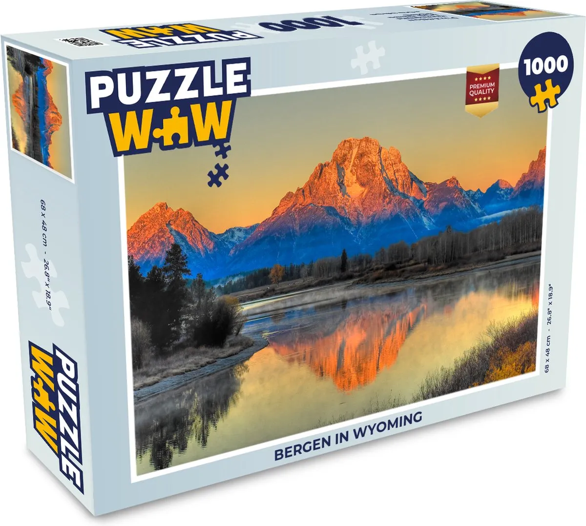 PuzzleWow Wyoming Legpuzzel 1000 Stuks