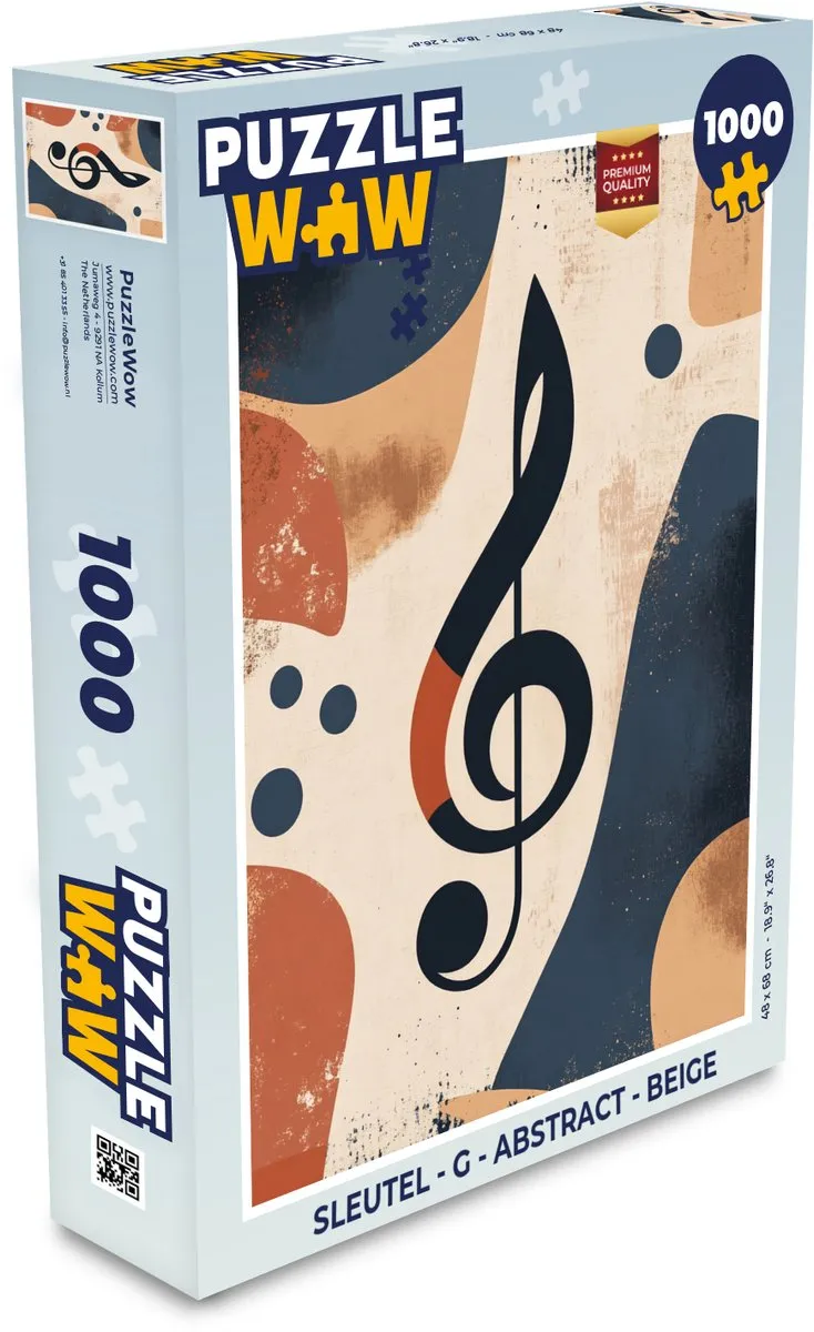 PuzzleWow Sleutel Abstract Legpuzzel 1000 Stuks
