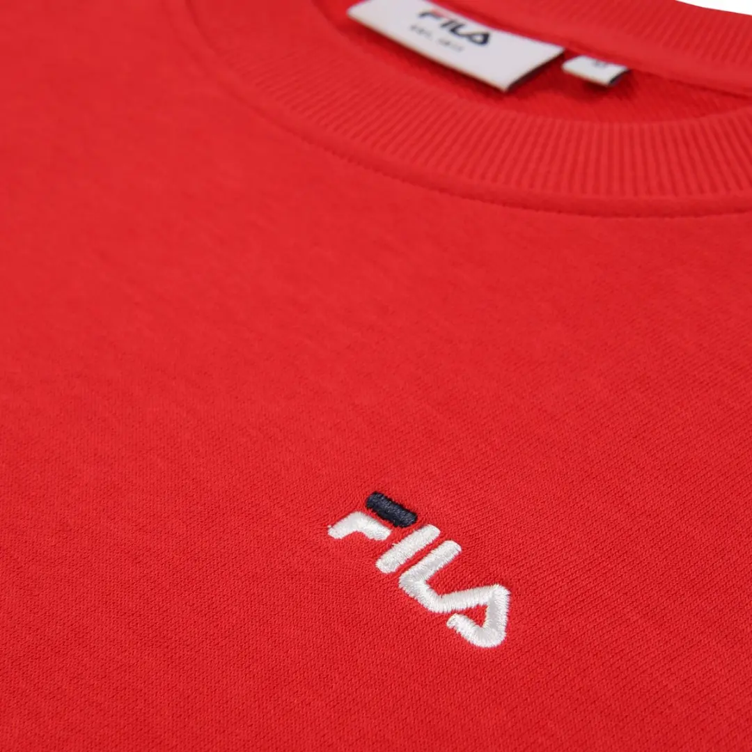 Fila Leverano Regular Crew Sweat Heren - Rood XXL - afbeelding 2 van 2