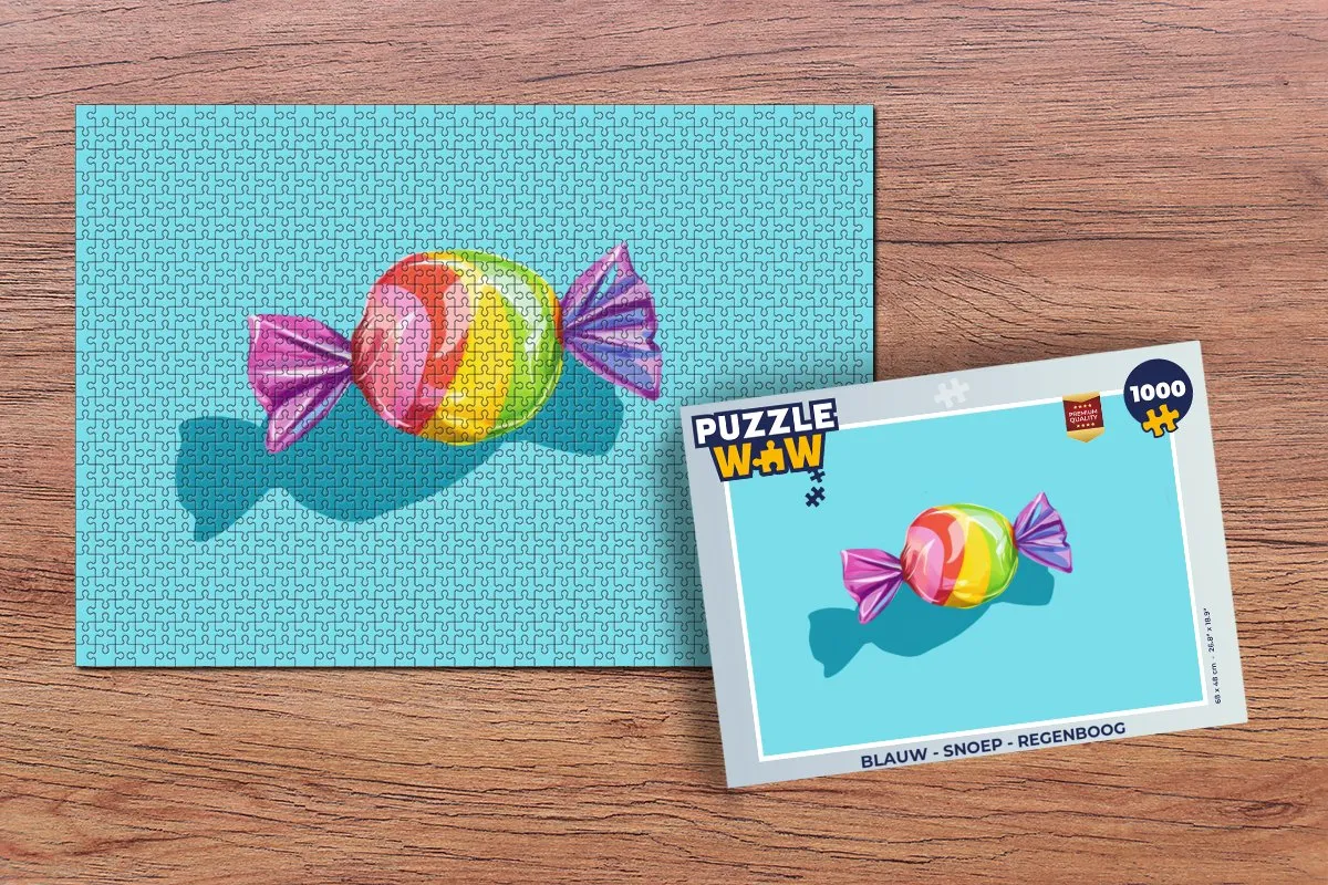 PuzzleWow Regenboog Legpuzzel 1000 Stuks