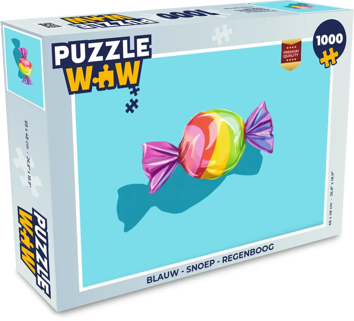 PuzzleWow Regenboog Legpuzzel 1000 Stuks