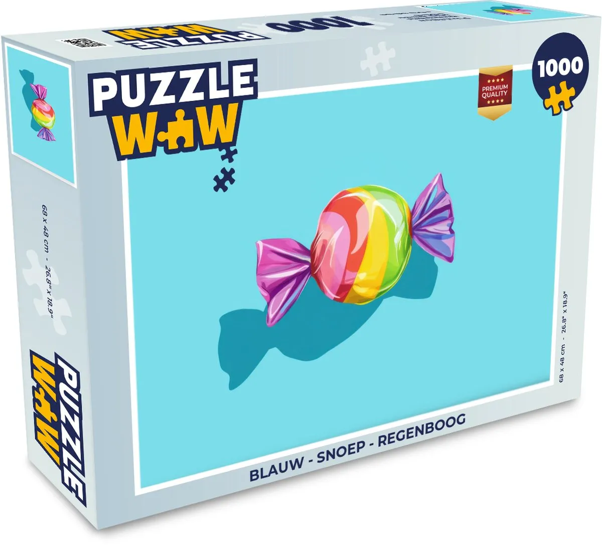 PuzzleWow Regenboog Legpuzzel 1000 Stuks
