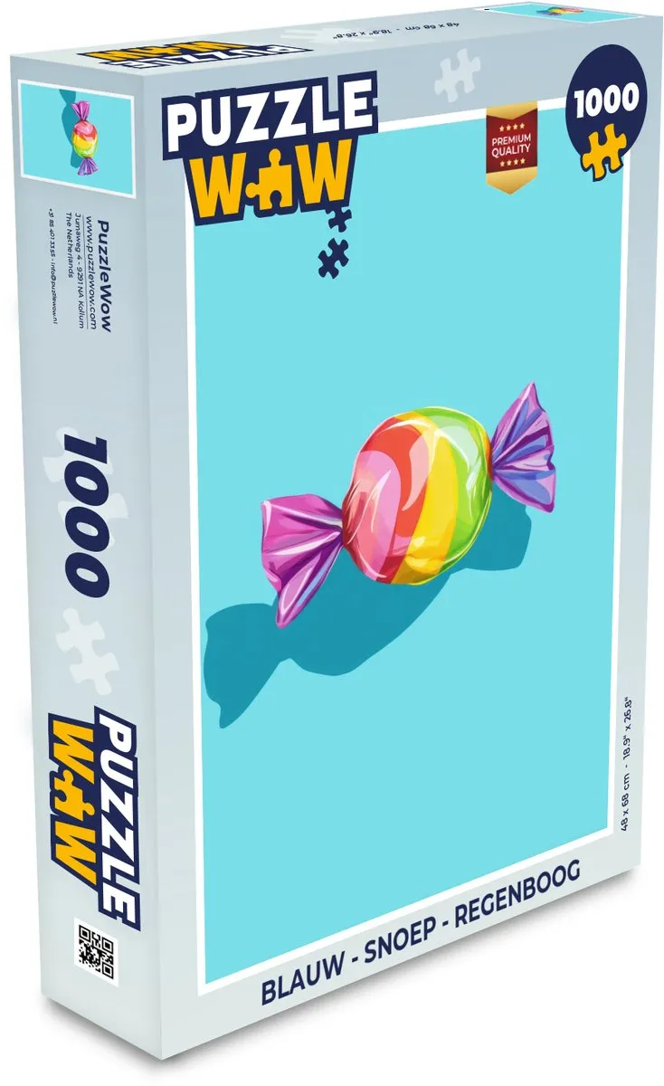 PuzzleWow Regenboog Legpuzzel 1000 Stuks