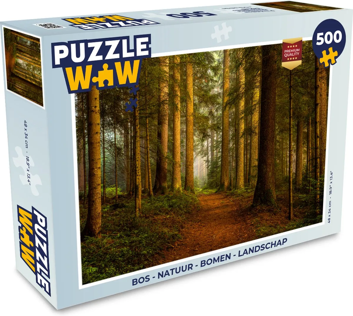 PuzzleWow Bos Natuur Landschap Legpuzzel 1000 Stuks
