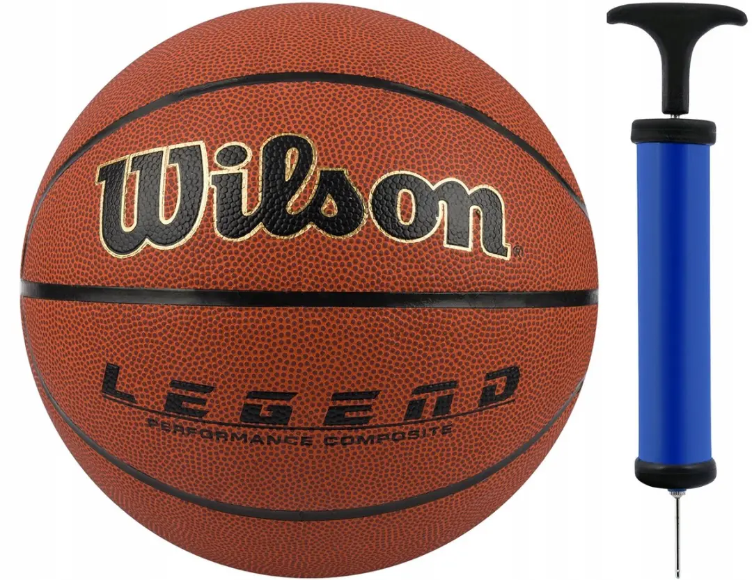 Wilson Legend Comp Basketbal Maat 6 + Pomp