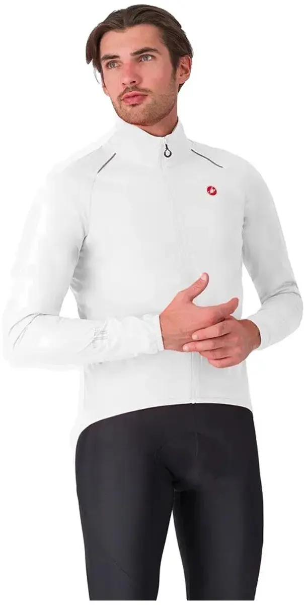 Castelli Rain Emergency 3 Jas Wit XL Man