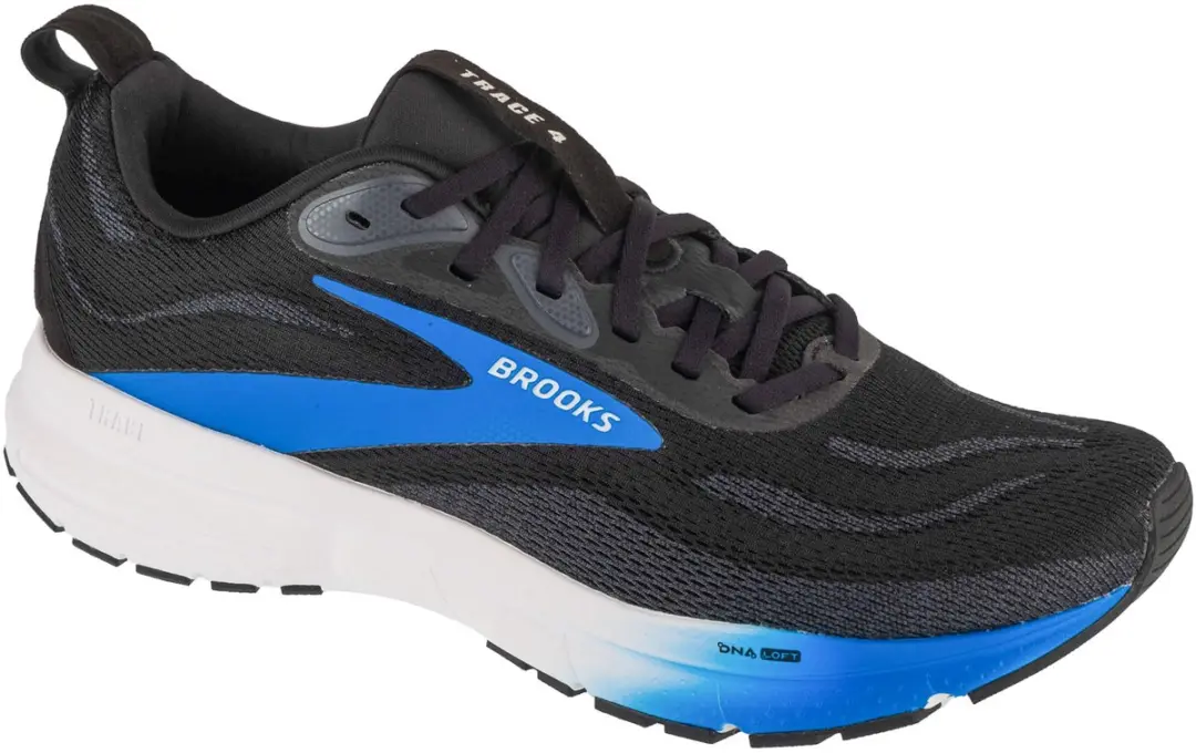 Brooks Trace 4, Mannen, Zwart, Hardloopschoenen, maat: 46,5