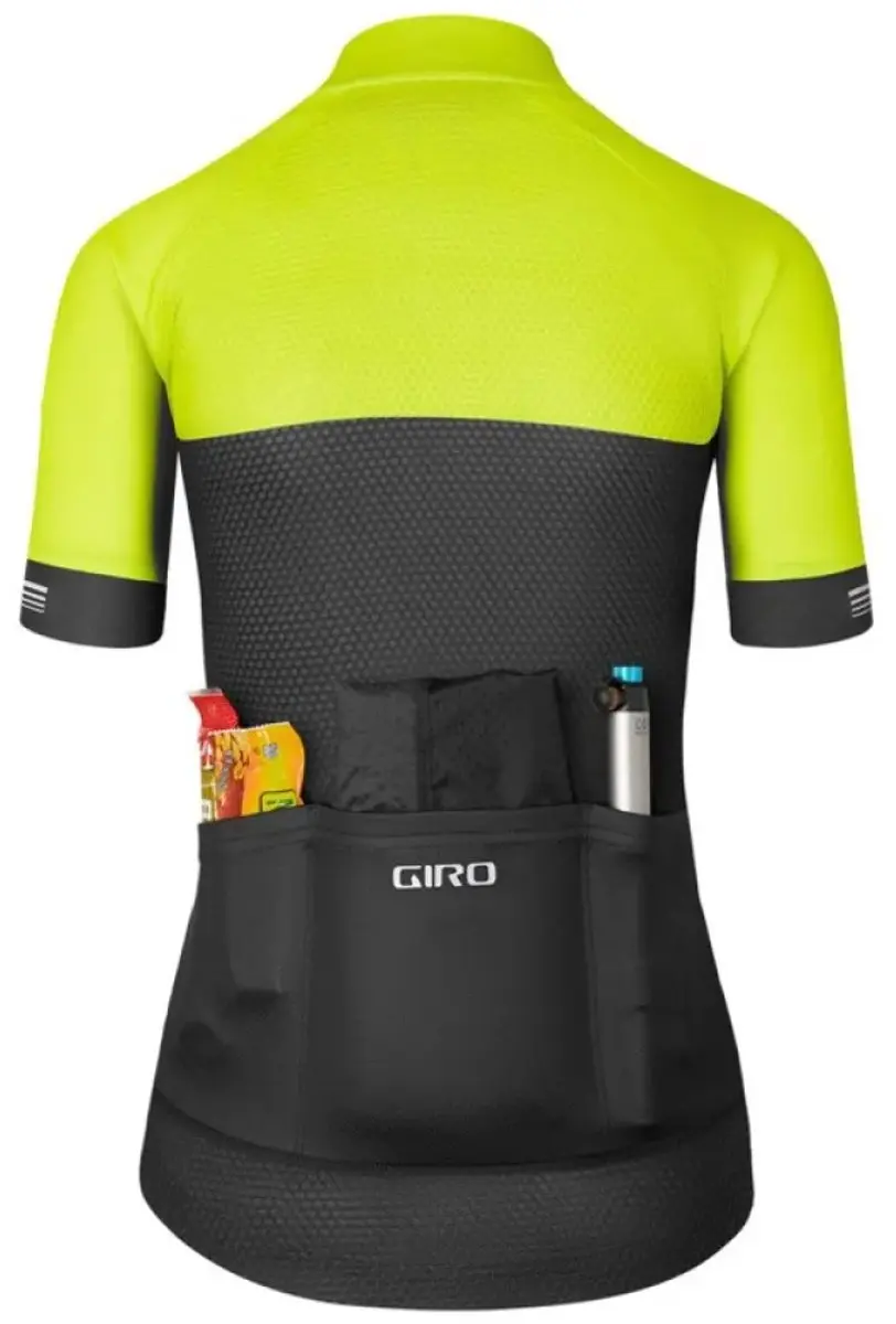 Giro Chrono Wielertrui - Geel/Zwart S - afbeelding 3 van 3