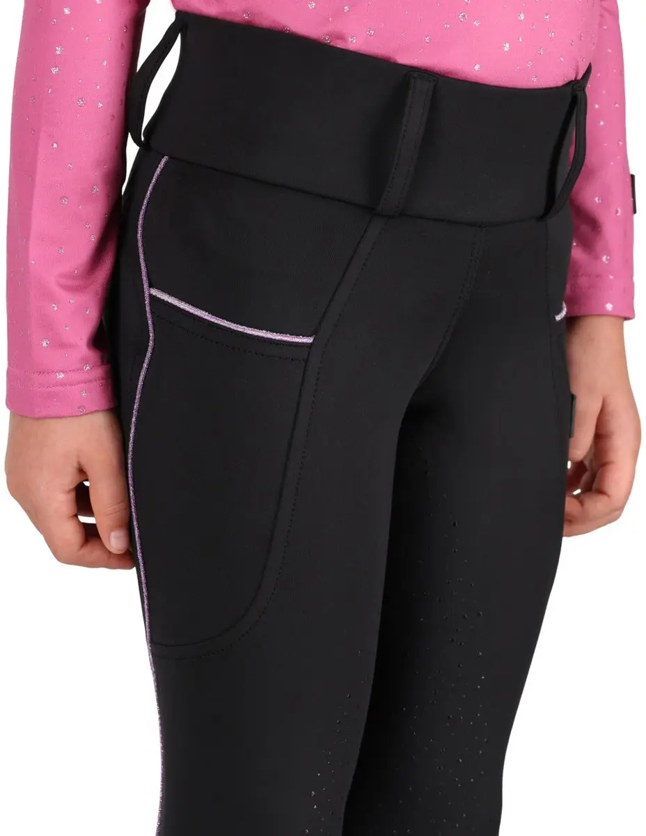 QHP Isalyn Junior Rijlegging 104 - Zwart