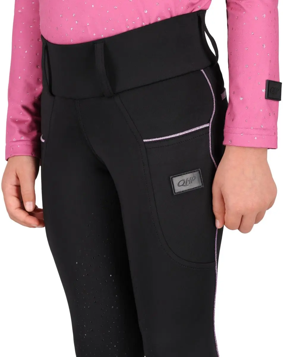 QHP Isalyn Junior Rijlegging 104 - Zwart