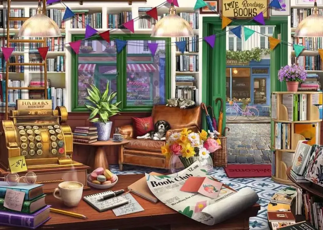 Ravensburger De Boekenwinkel Puzzel 1000 Stukjes
