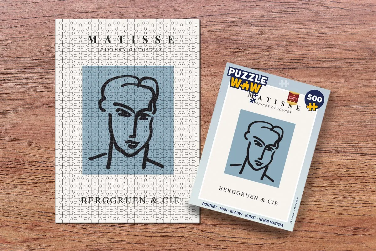 PuzzleWow Henri Matisse Portret Legpuzzel 500 Stuks - Multicolor