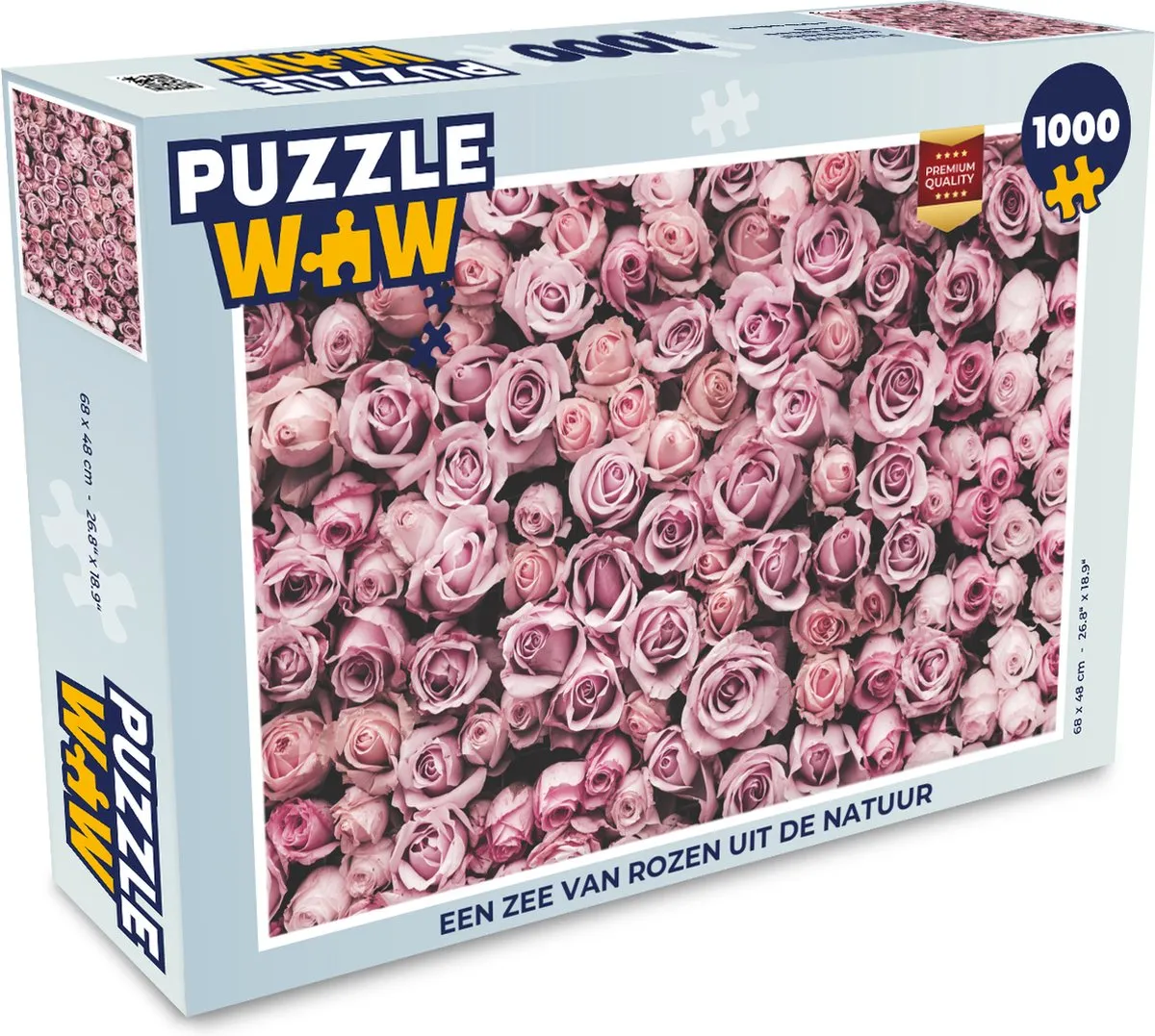 PuzzleWow Botanische Rozen Legpuzzel 1000 Stuks