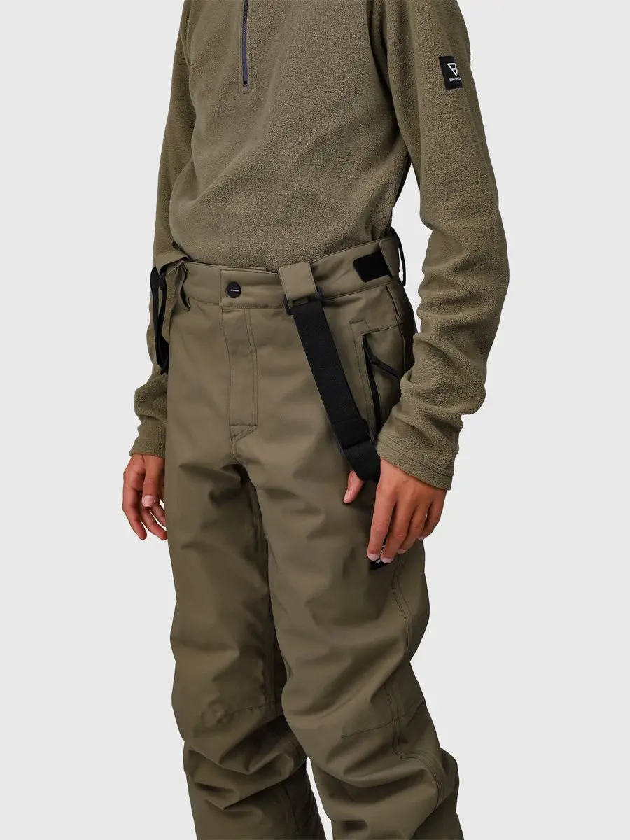 Brunotti Footraily Jongens Ski Broek 176 - Groen - afbeelding 6 van 6