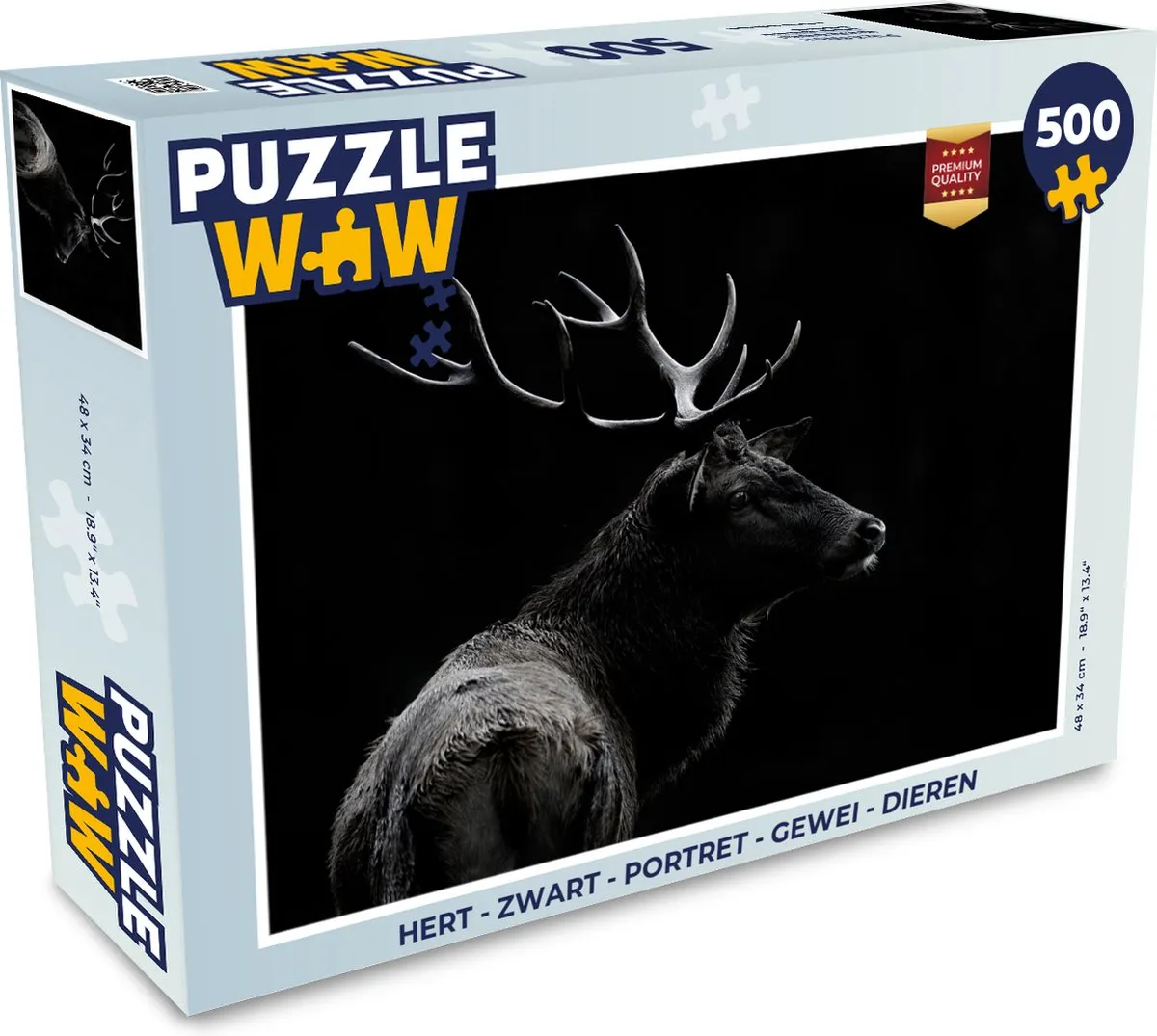 PuzzleWow Hert Legpuzzel 500 Stuks