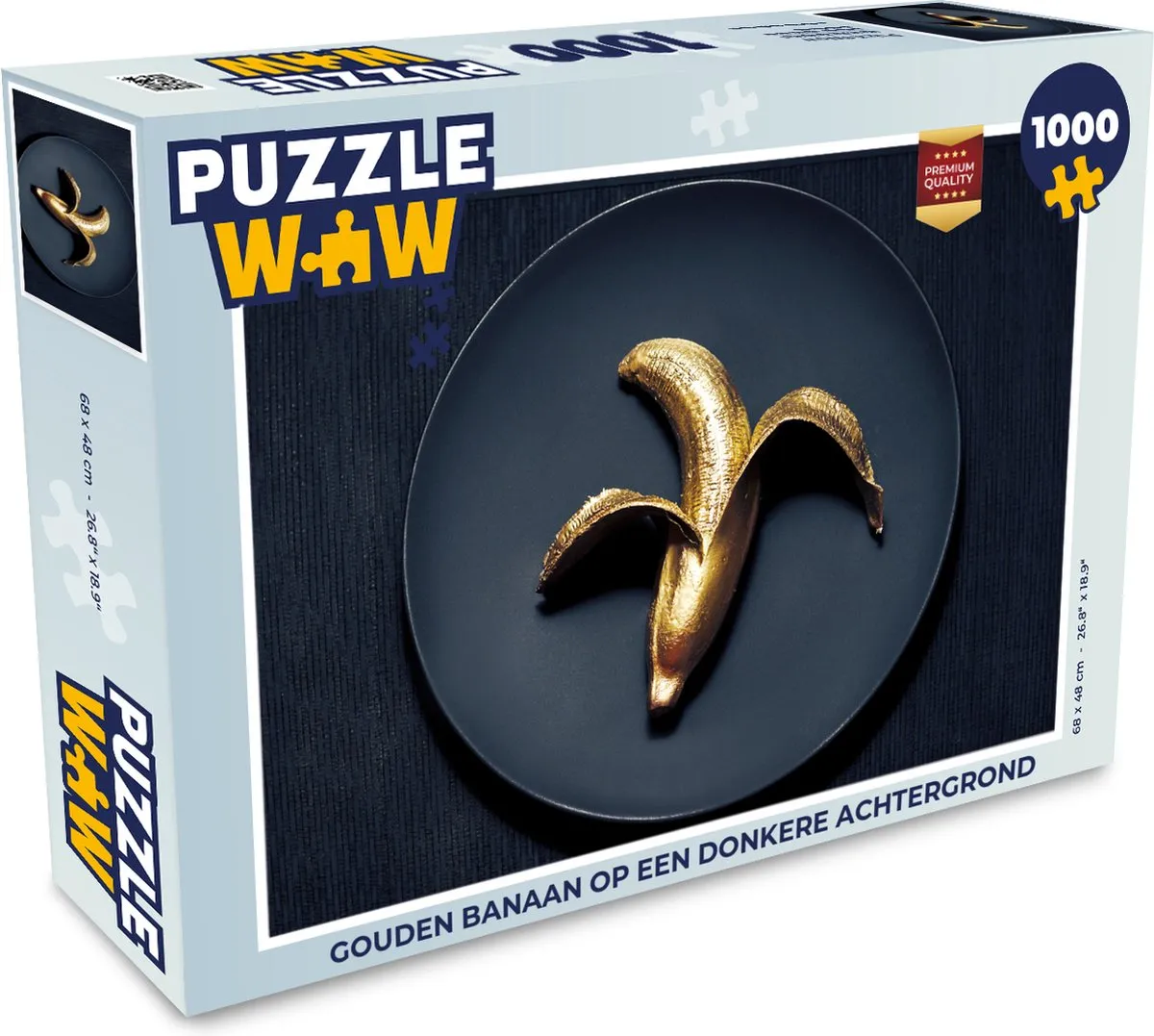 PuzzleWow Legpuzzel Gouden Banaan 1000 Stuks - Multicolor