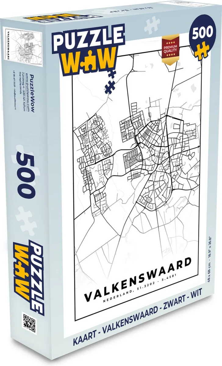 PuzzleWow Valkenswaard Legpuzzel 500 Stuks