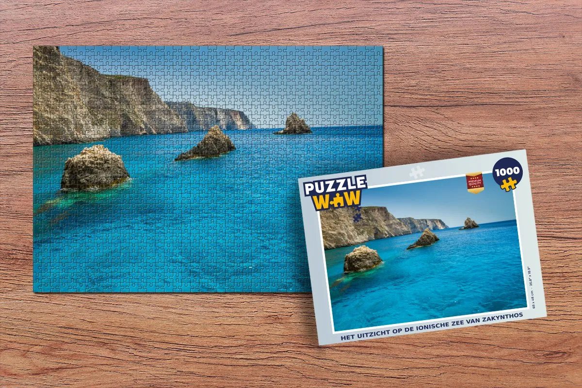 PuzzleWow Zakynthos Ionische Zee Legpuzzel 1000 Stuks