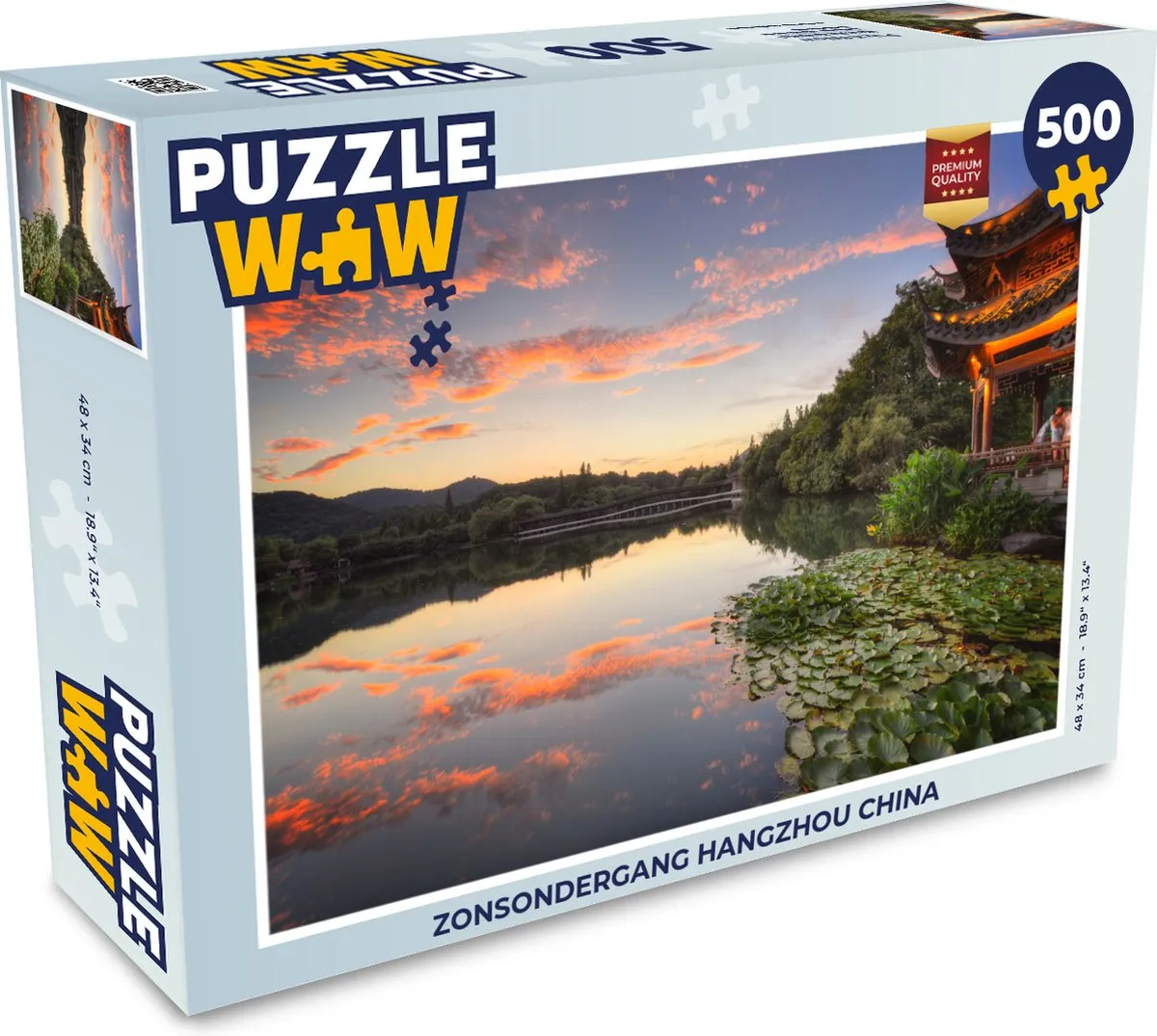 PuzzleWow Hangzhou China Legpuzzel 500 Stuks