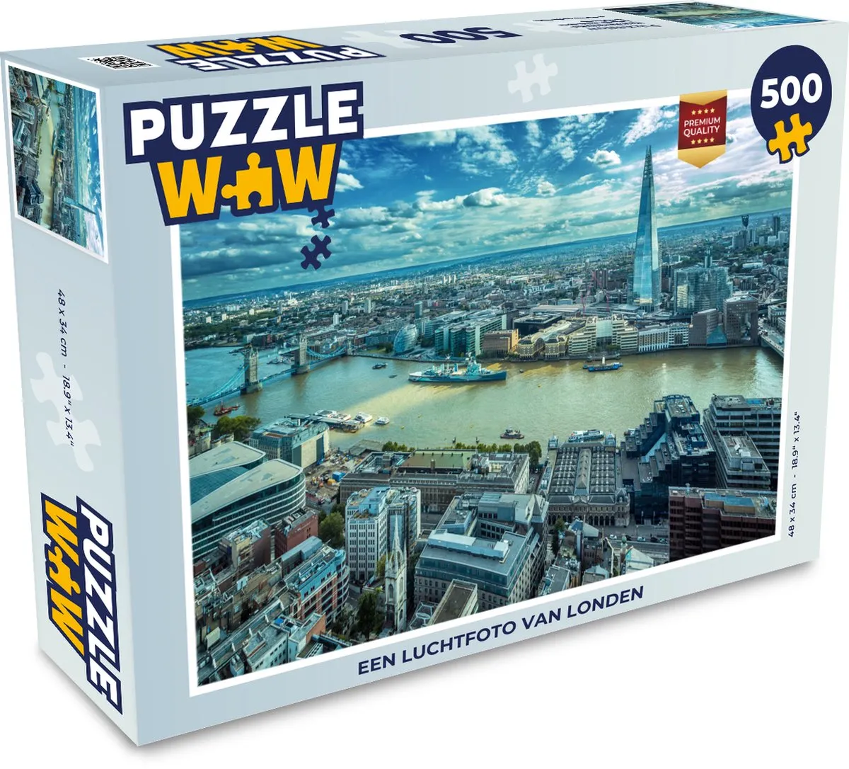 PuzzleWow Londen Tower Bridge Legpuzzel 500 Stuks