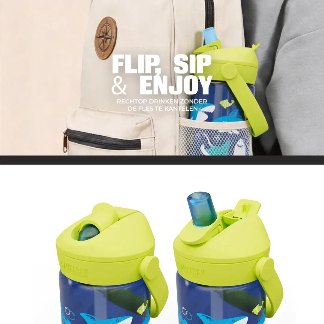 CamelBak Thrive Flip Straw Kids 400ml - Groen