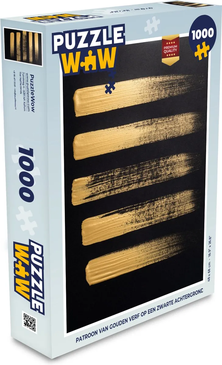 PuzzleWow Legpuzzel 1000 Stuks