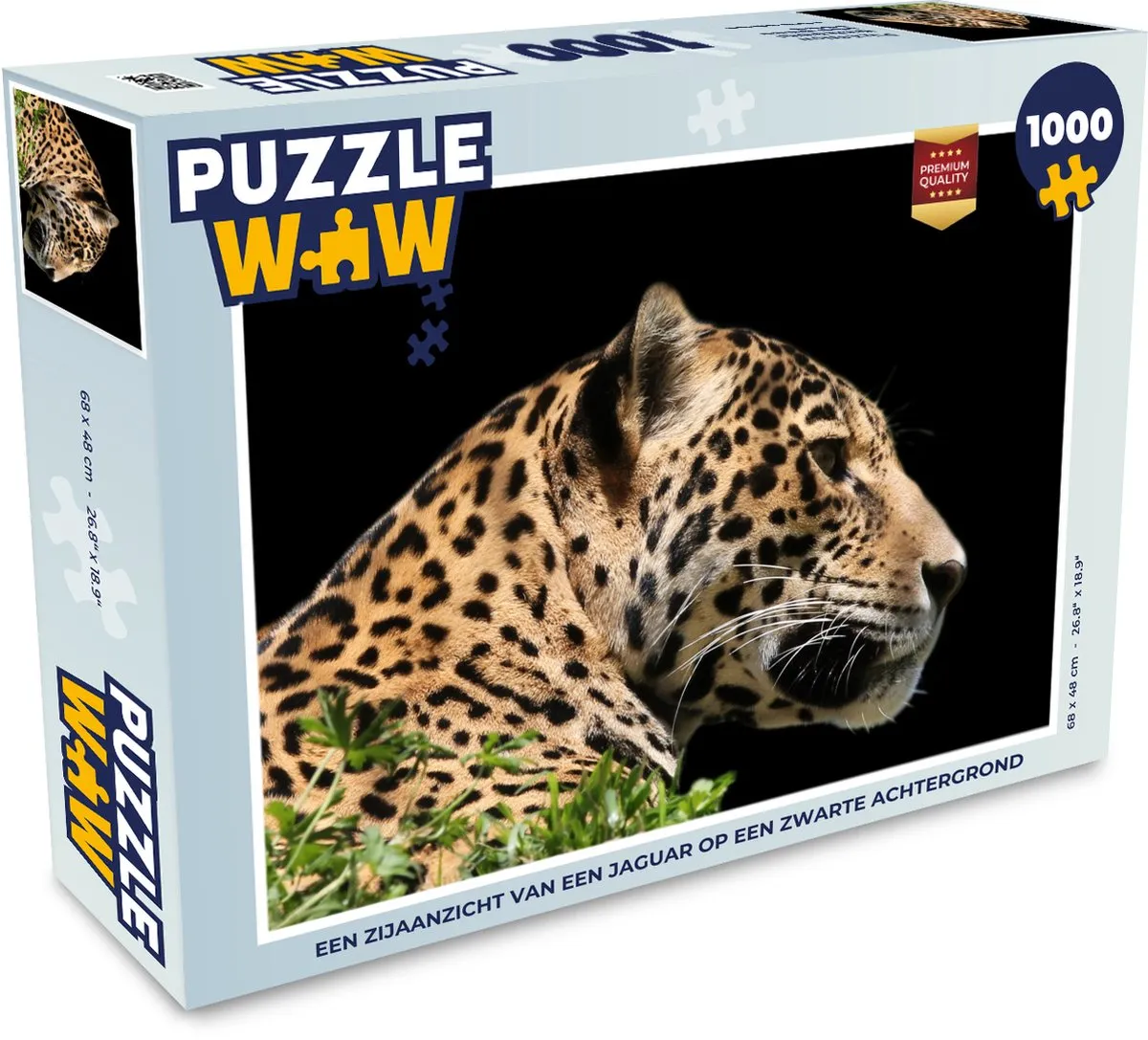 PuzzleWow Jaguar Legpuzzel 1000 Stuks - Multicolor