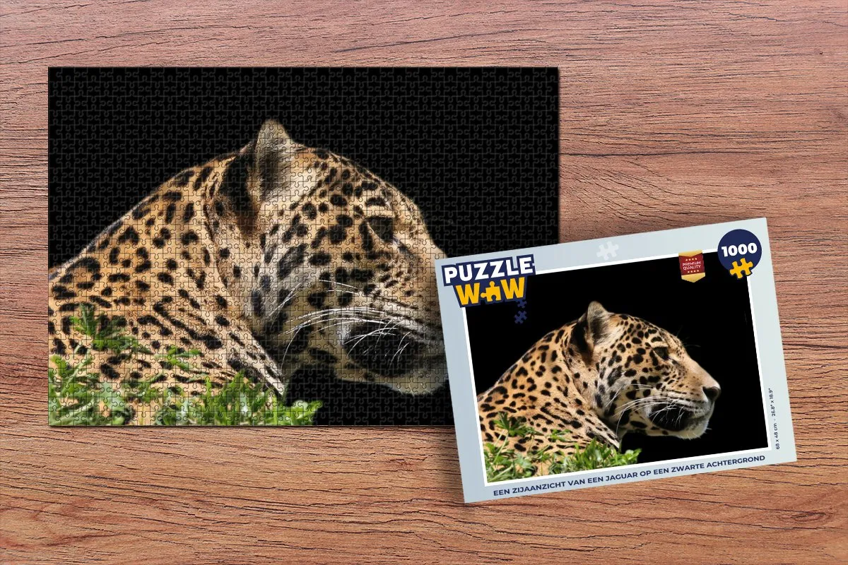 PuzzleWow Jaguar Legpuzzel 1000 Stuks - Multicolor